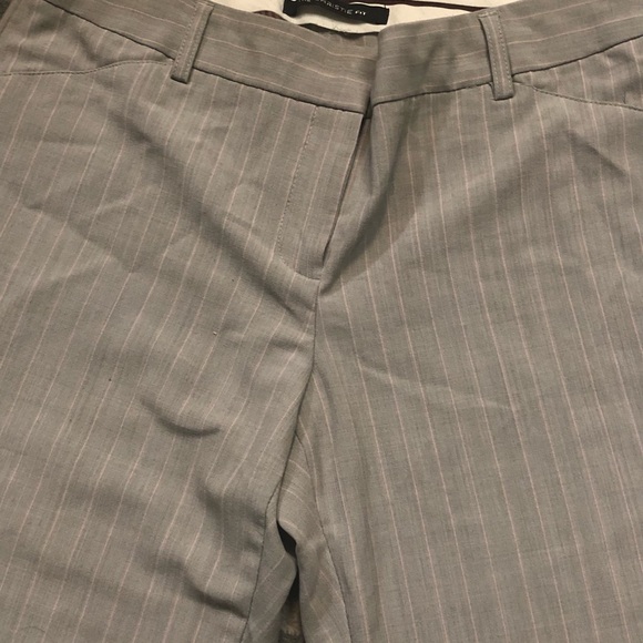 Body By Victoria Fit Dress Pants Christie Fit Flare Pink Grey Women’s 8 (28x30) - Picture 2 of 12